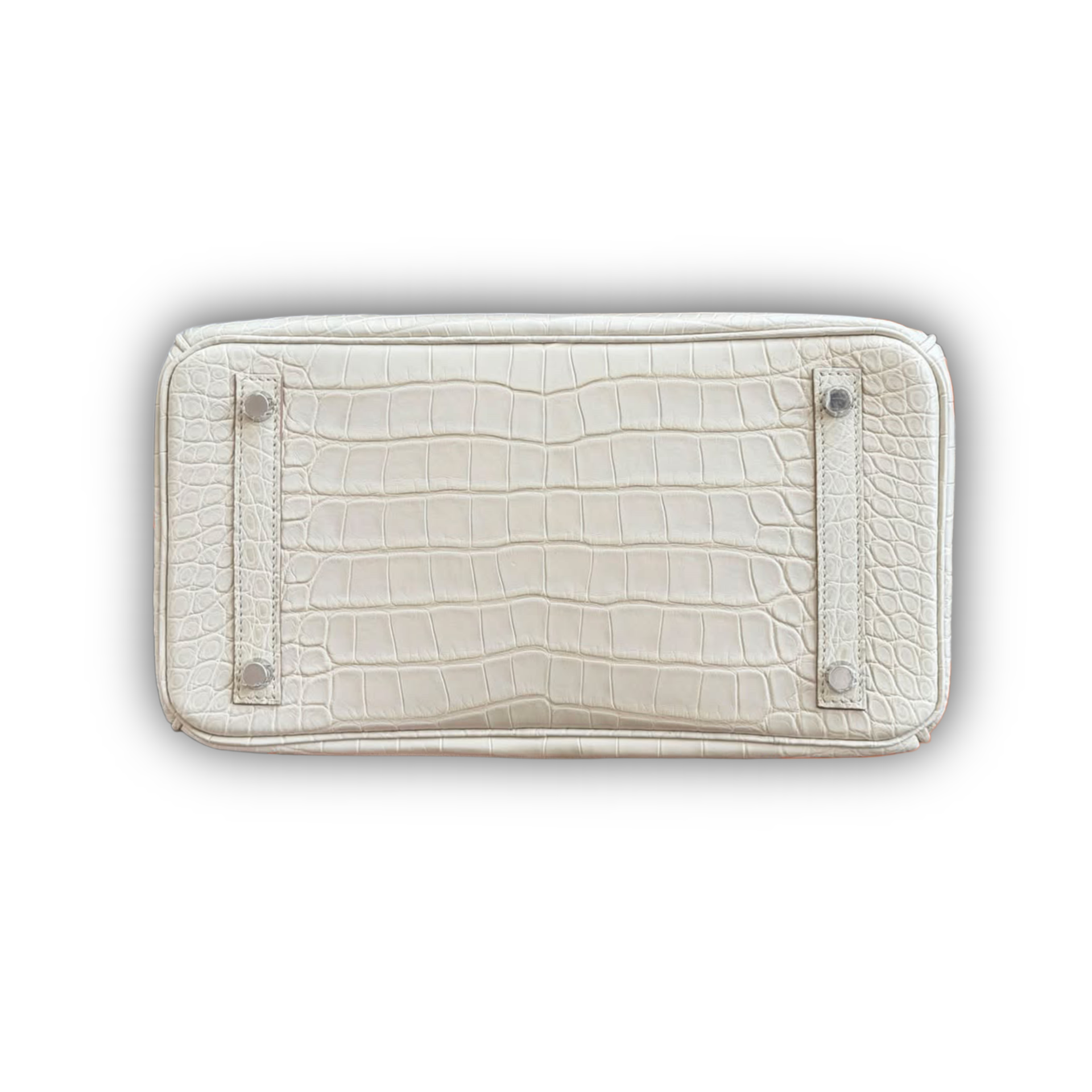 Hermes Birkin 30 White Matte Crocodile PHW — view 4