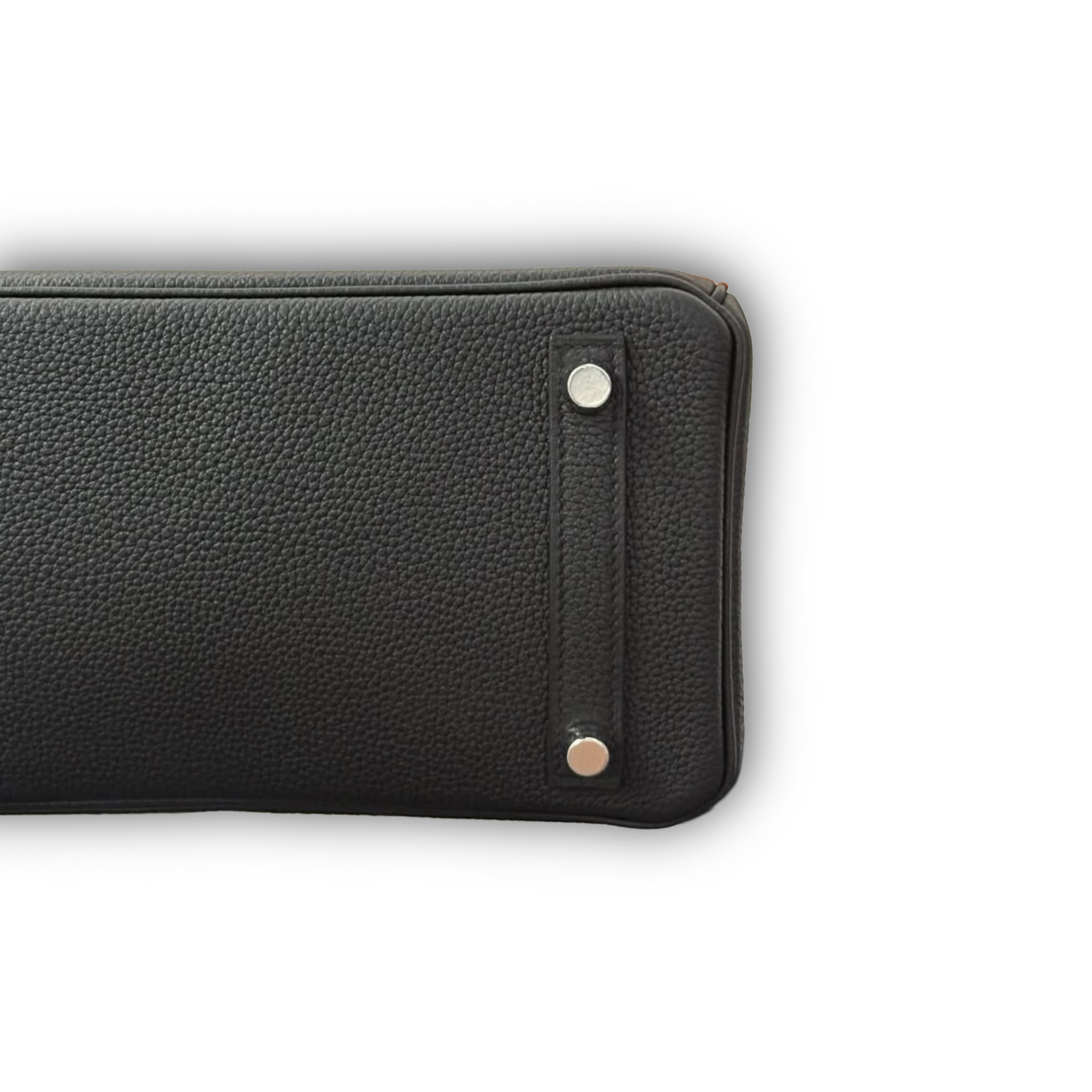 Hermes Birkin 25 Touch Noir Togo & Matte Alligator PHW — view 6