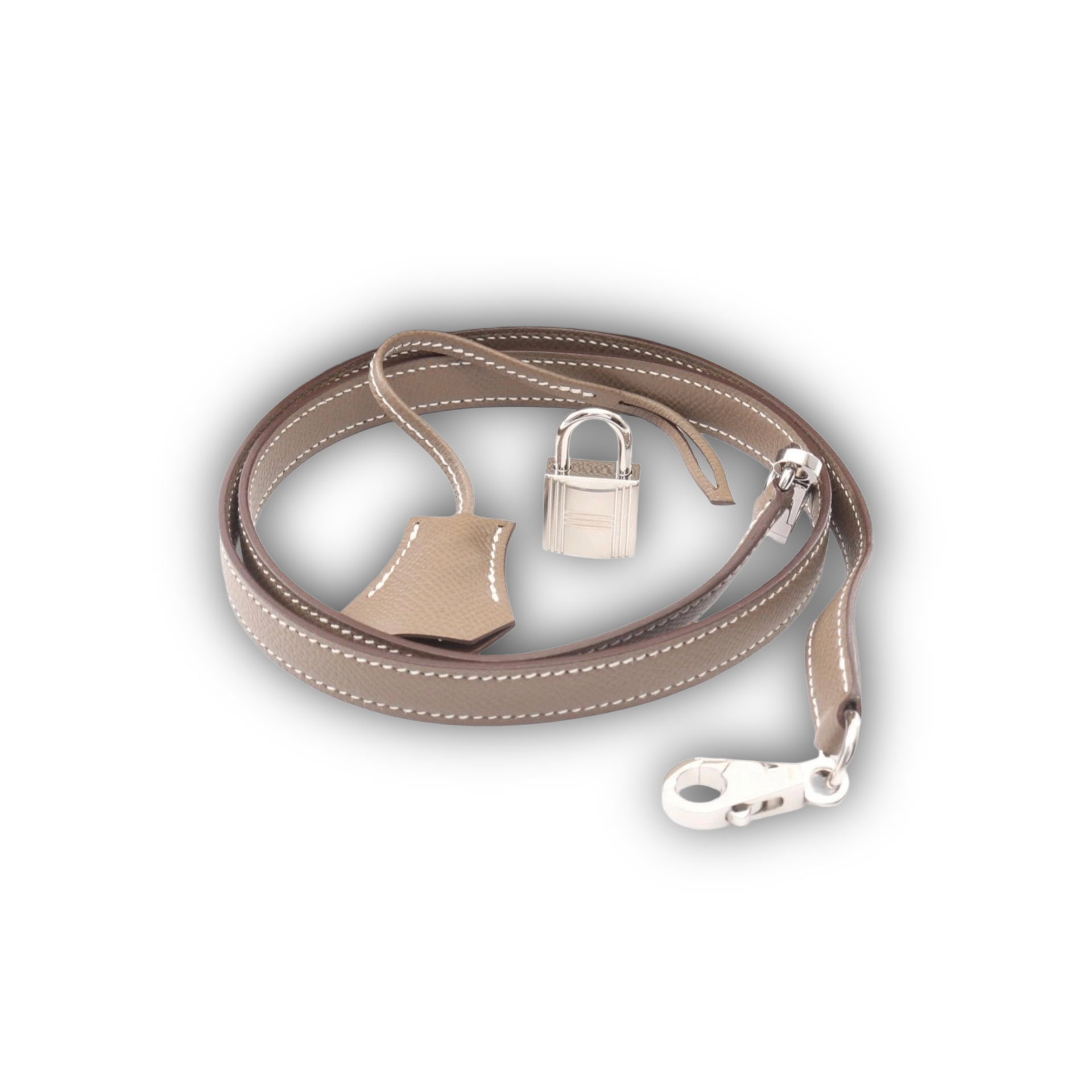 Hermes Kelly 25 Etoupe Epsom PHW — view 7