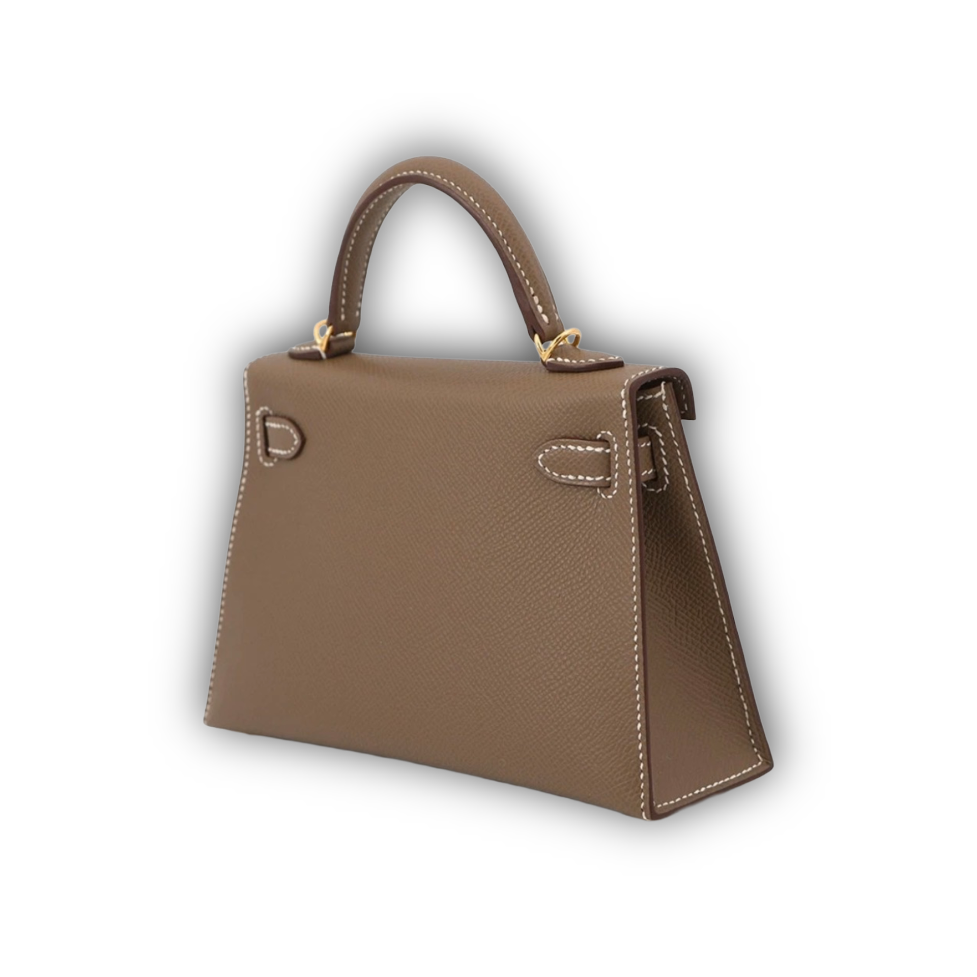 Hermes Kelly 20 Mini Etoupe Epsom GHW — view 2