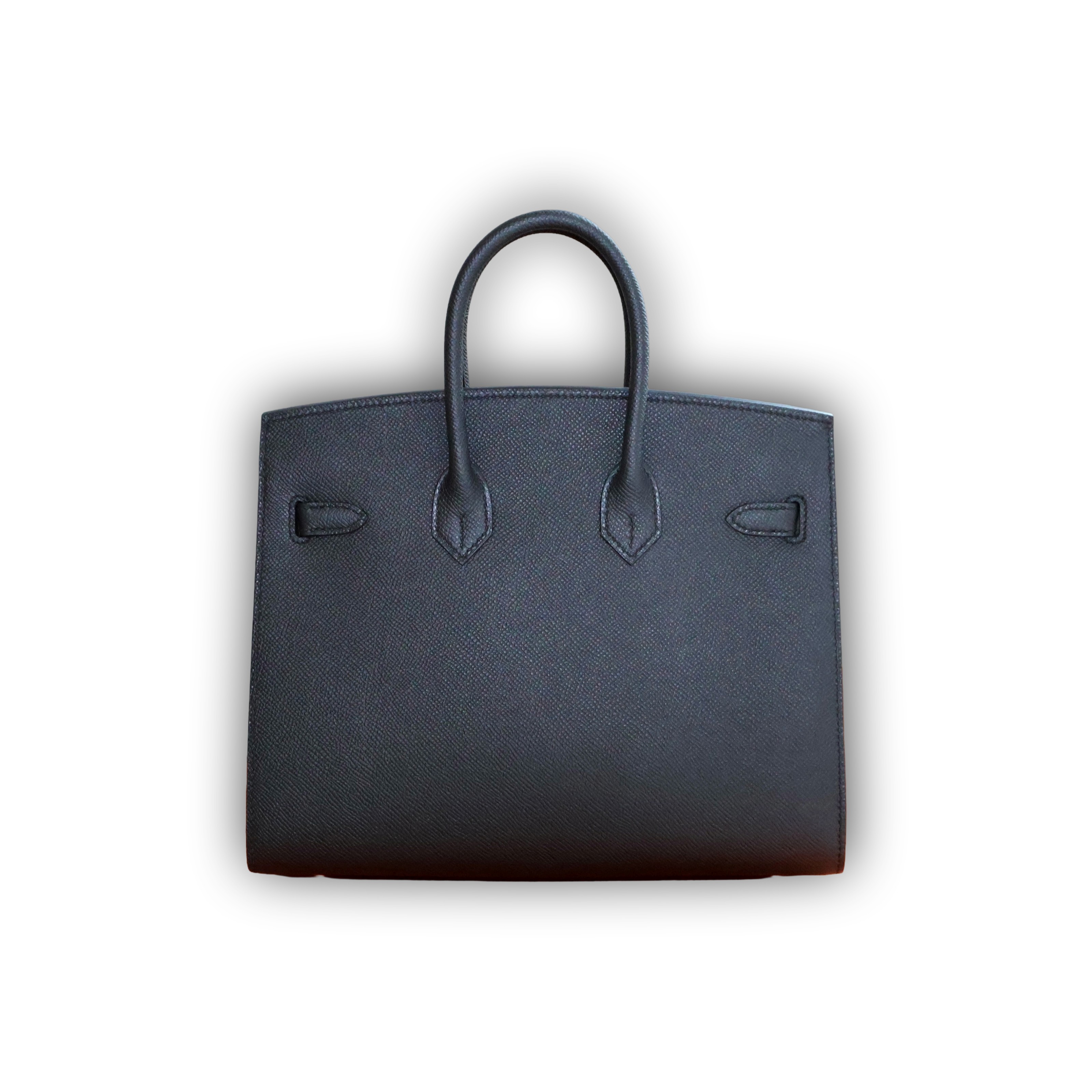Hermes Birkin 25 Noir Epsom Gold Hardware — view 4