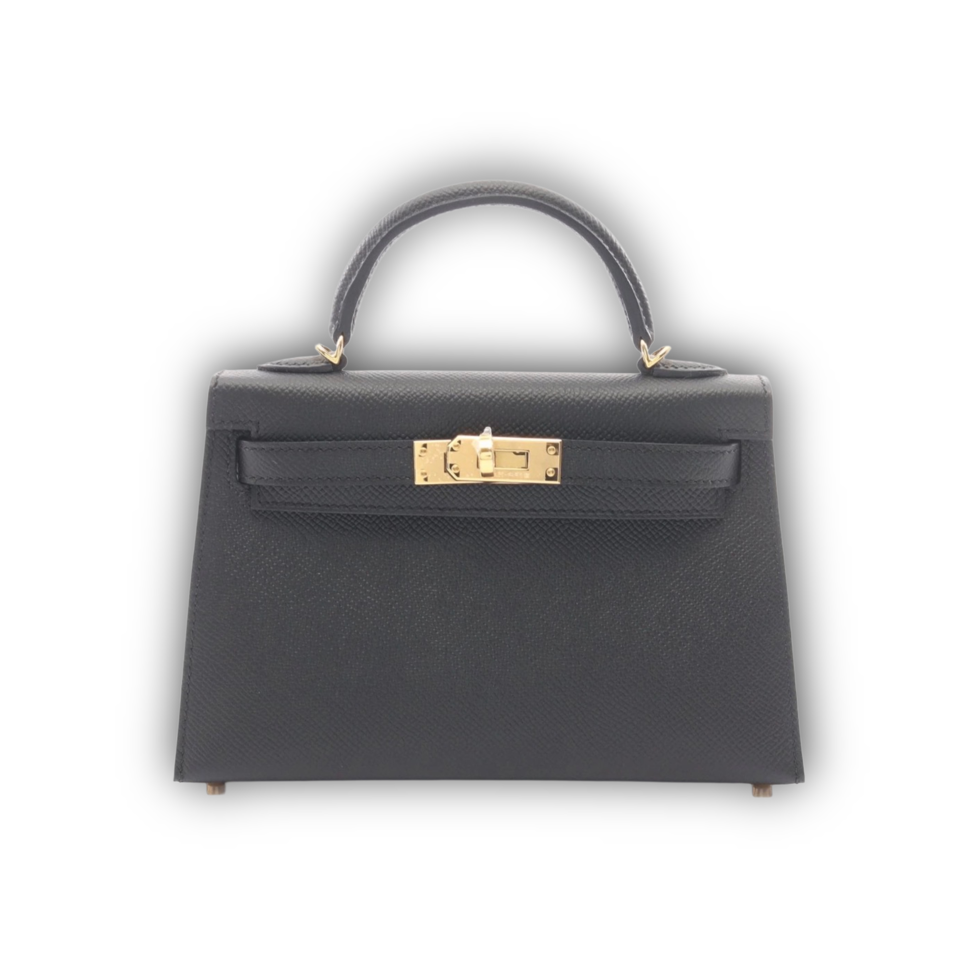 Hermes Kelly 20 Mini Noir Epsom GHW