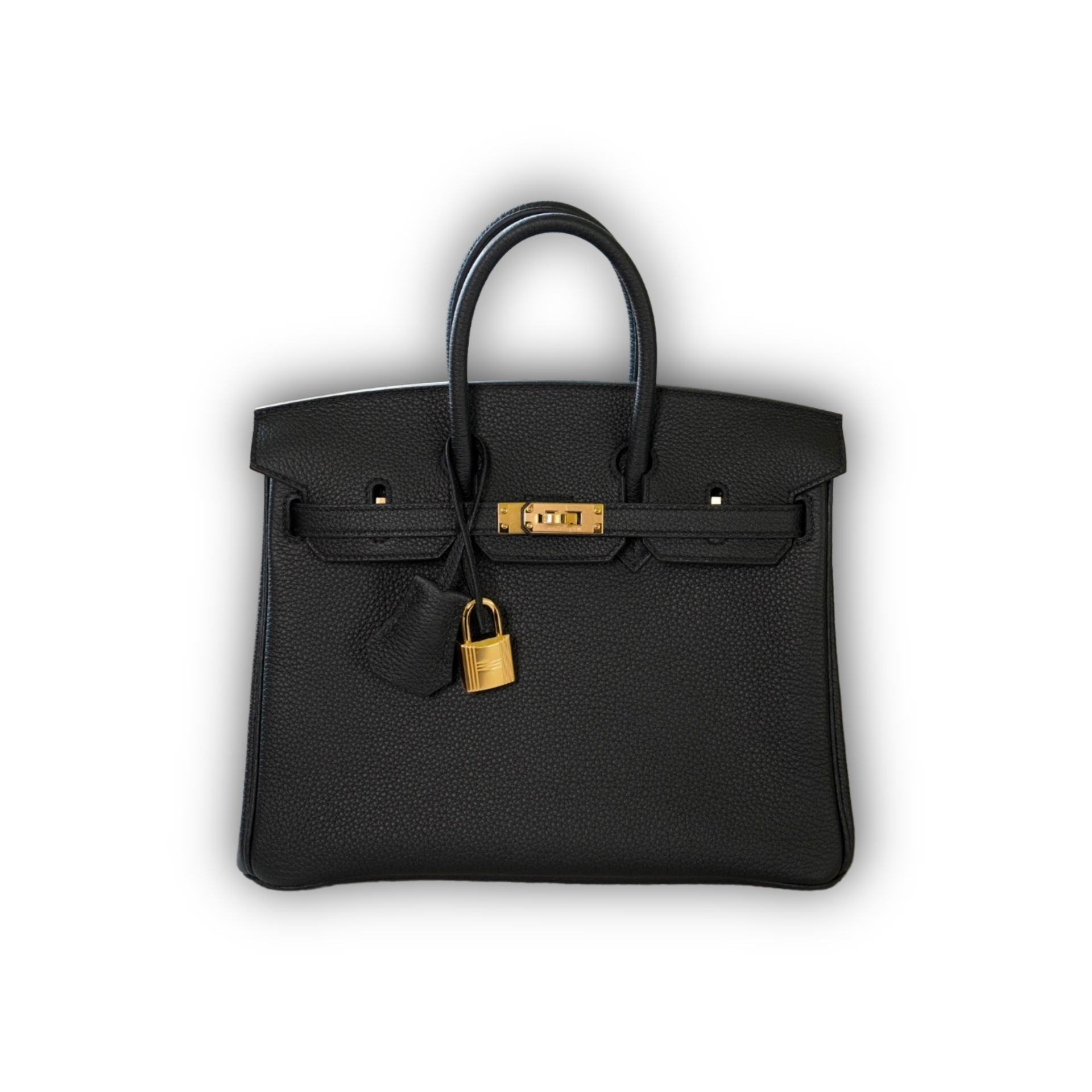Hermes Birkin 25 Noir Togo Gold Hardware