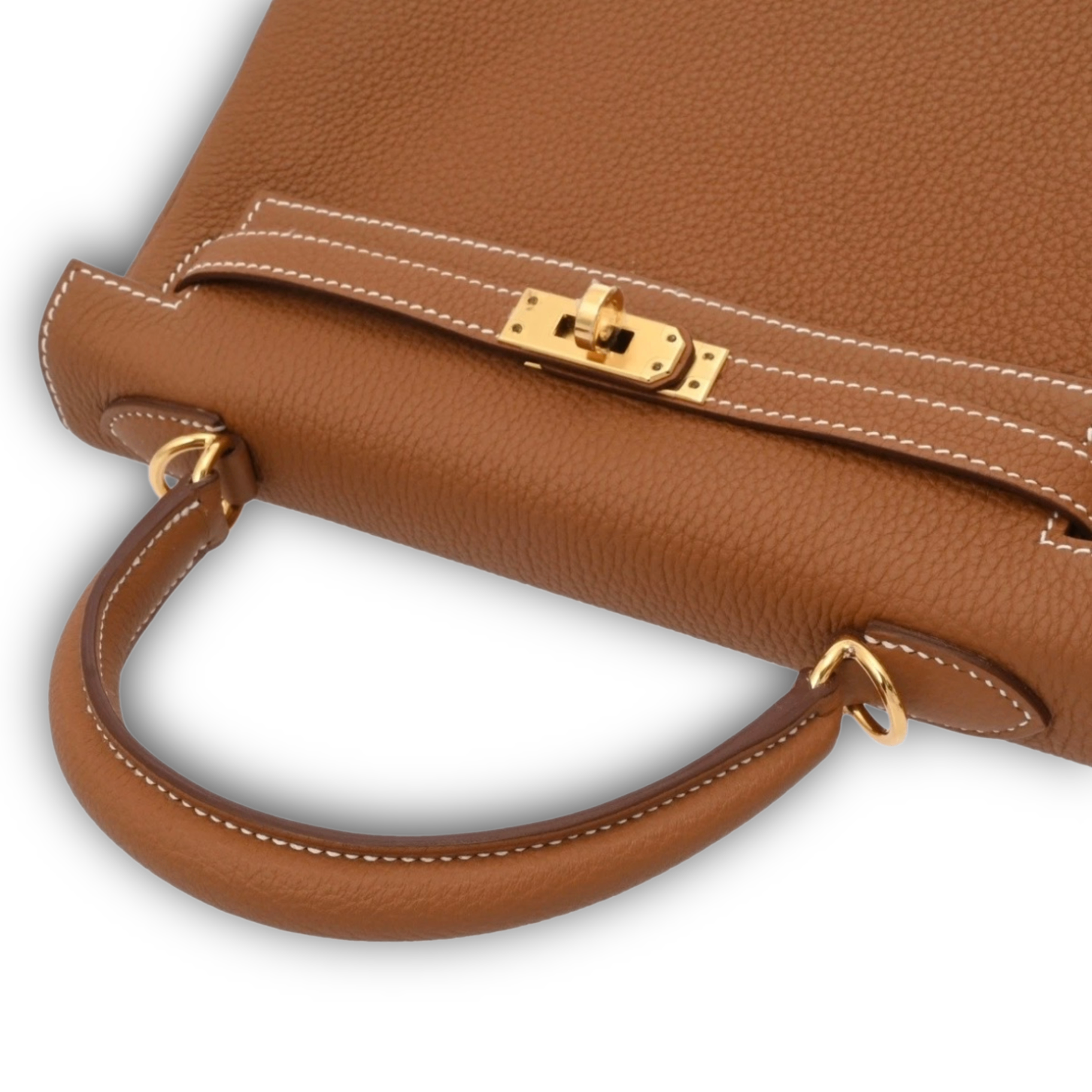 Hermes Kelly 25 Gold Togo GHW — view 4