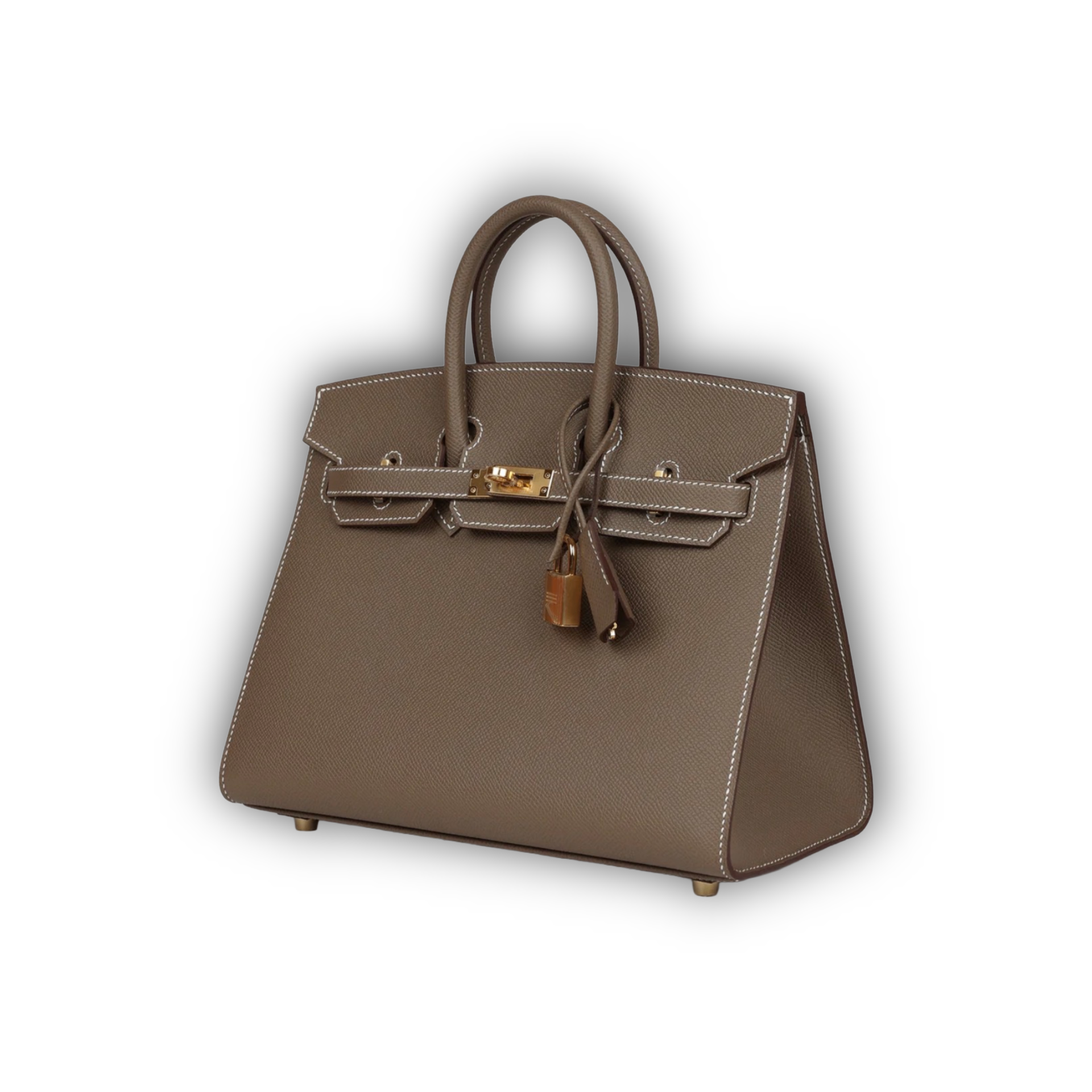 Hermes Birkin 25 Étoupe Epsom Gold Hardware — view 2