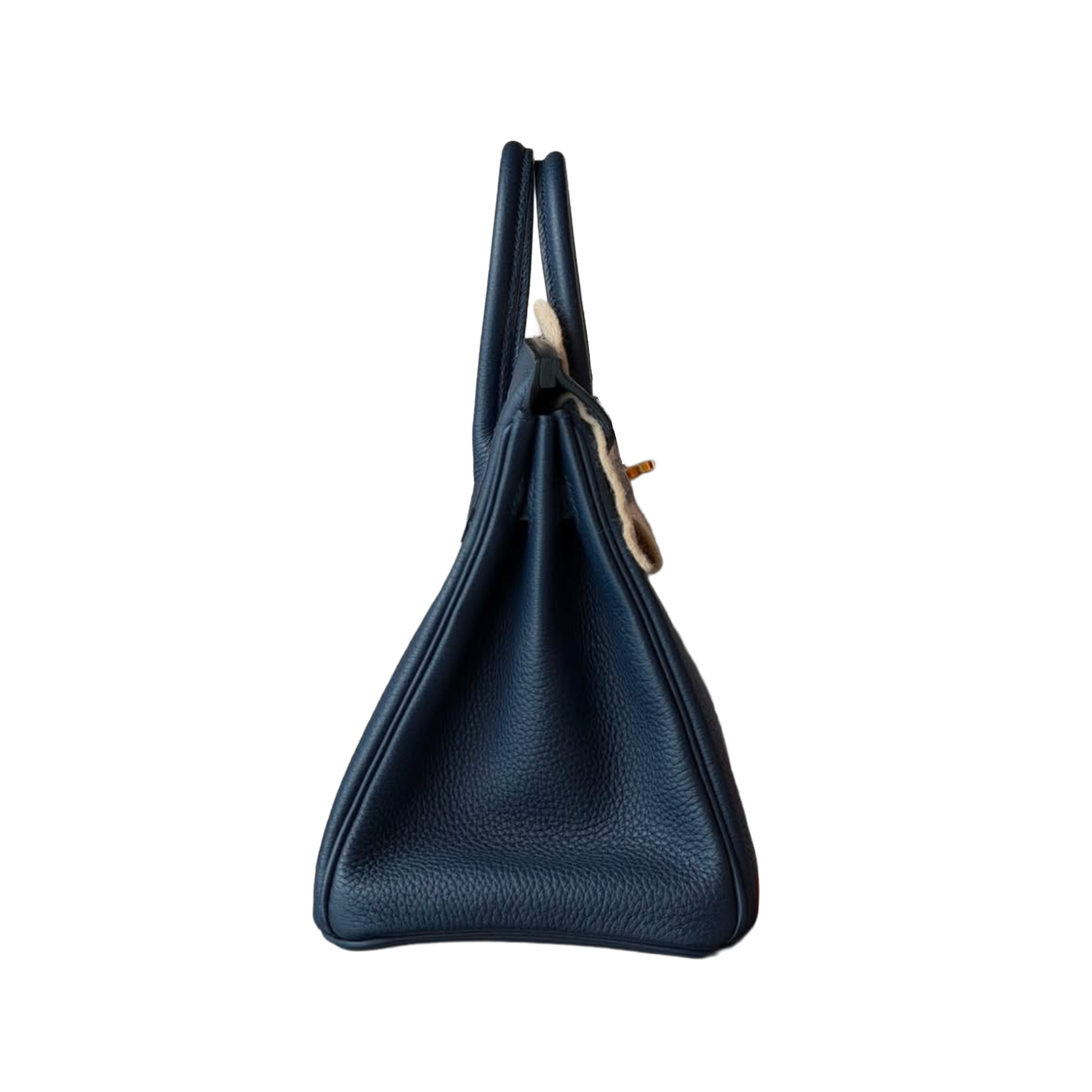 Hermes Birkin 25 Bleu Nuit Togo Gold Hardware — view 3