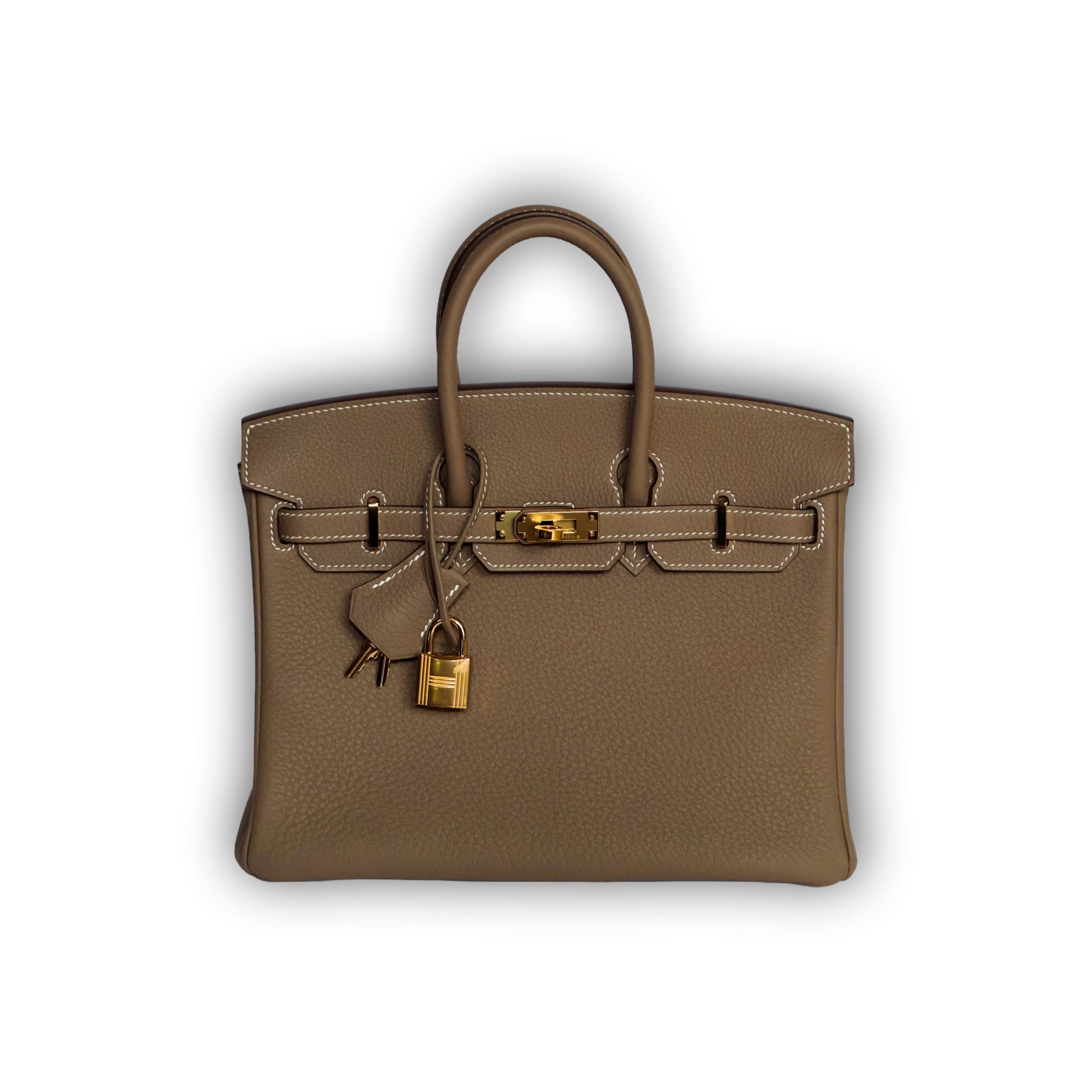 Hermes Birkin 25 Étoupe Togo Gold Hardware