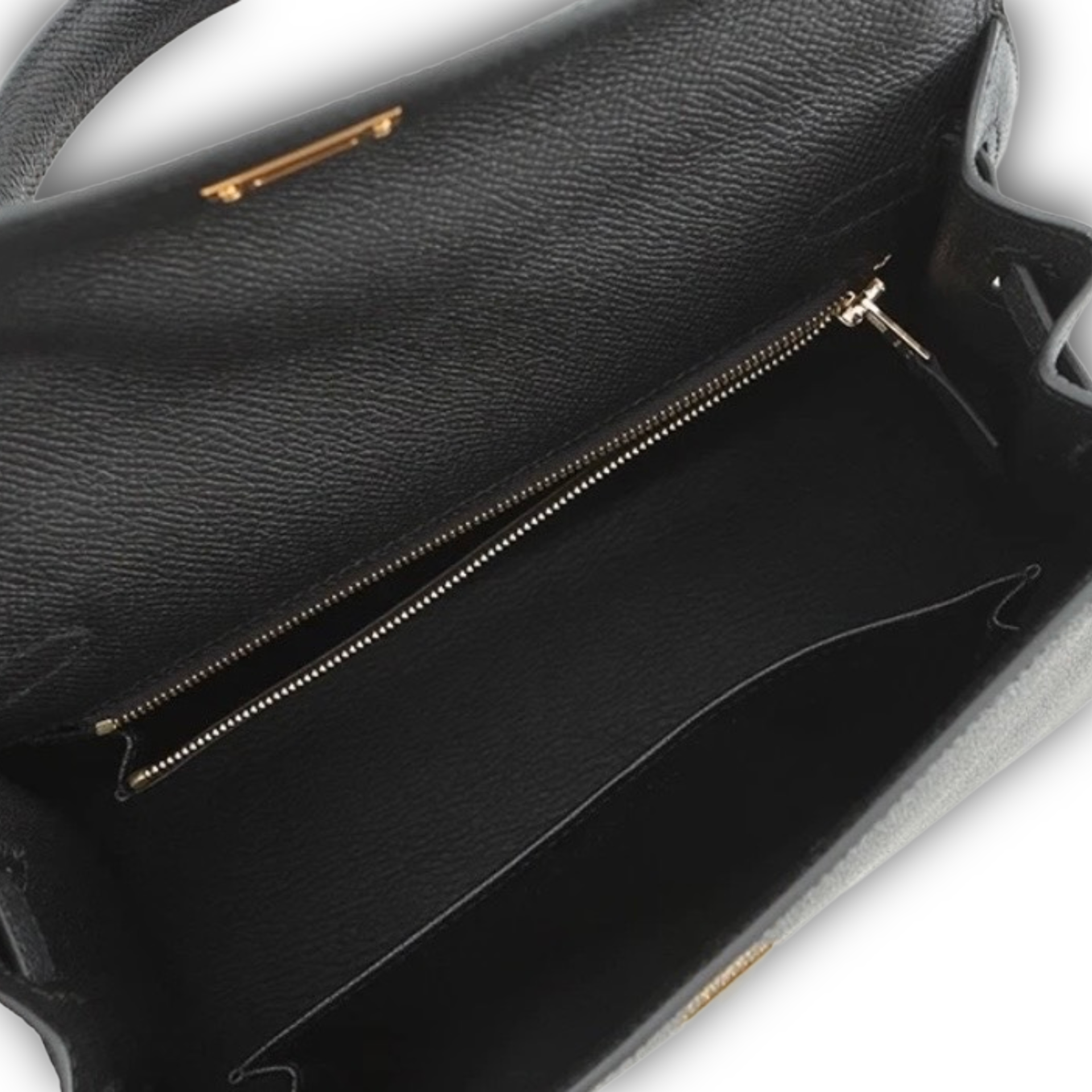 Hermes Kelly 25 Noir Epsom GHW — view 5