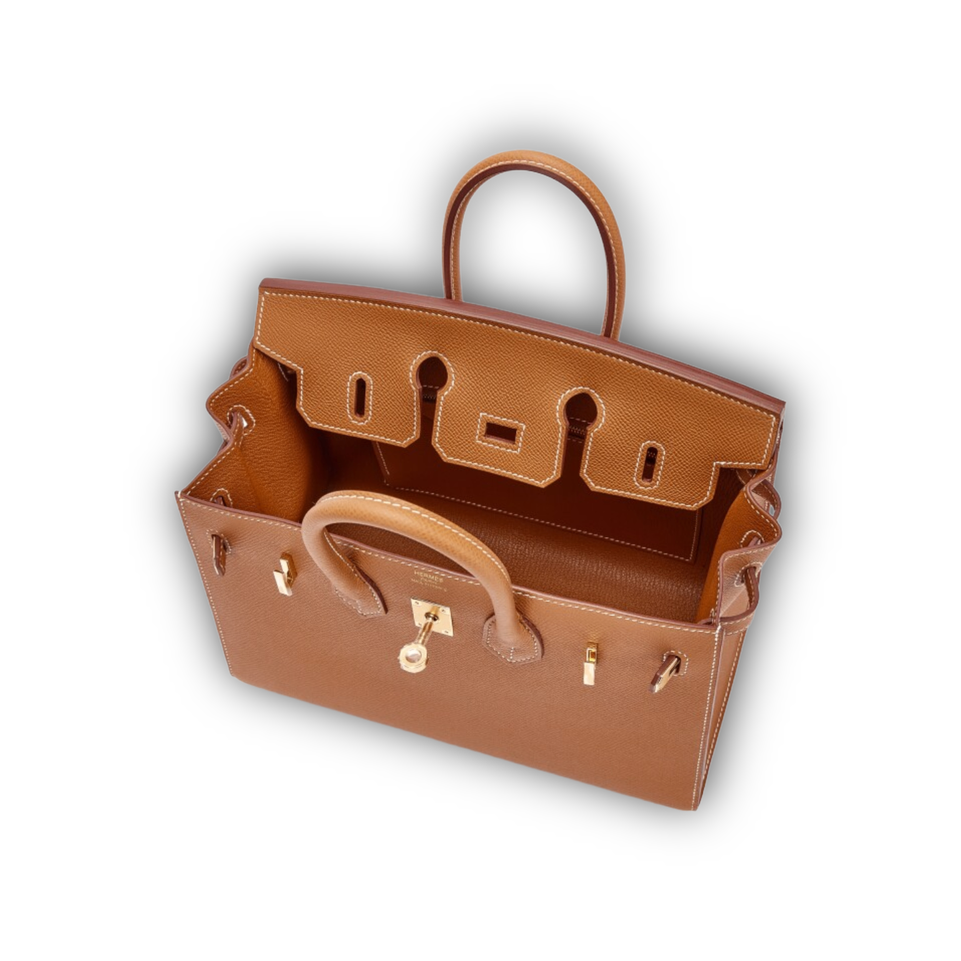 Hermes Birkin 25 Gold Epsom Gold Hardware — view 5