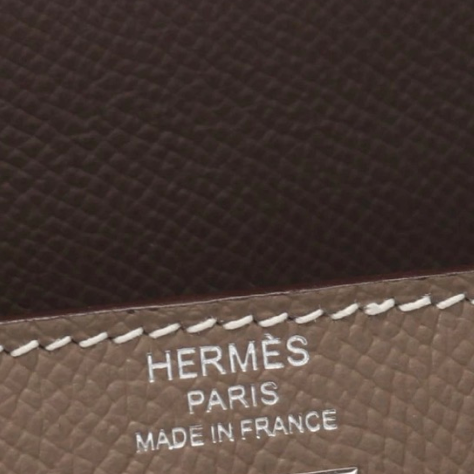 Hermes Kelly 25 Etoupe Epsom PHW — view 4