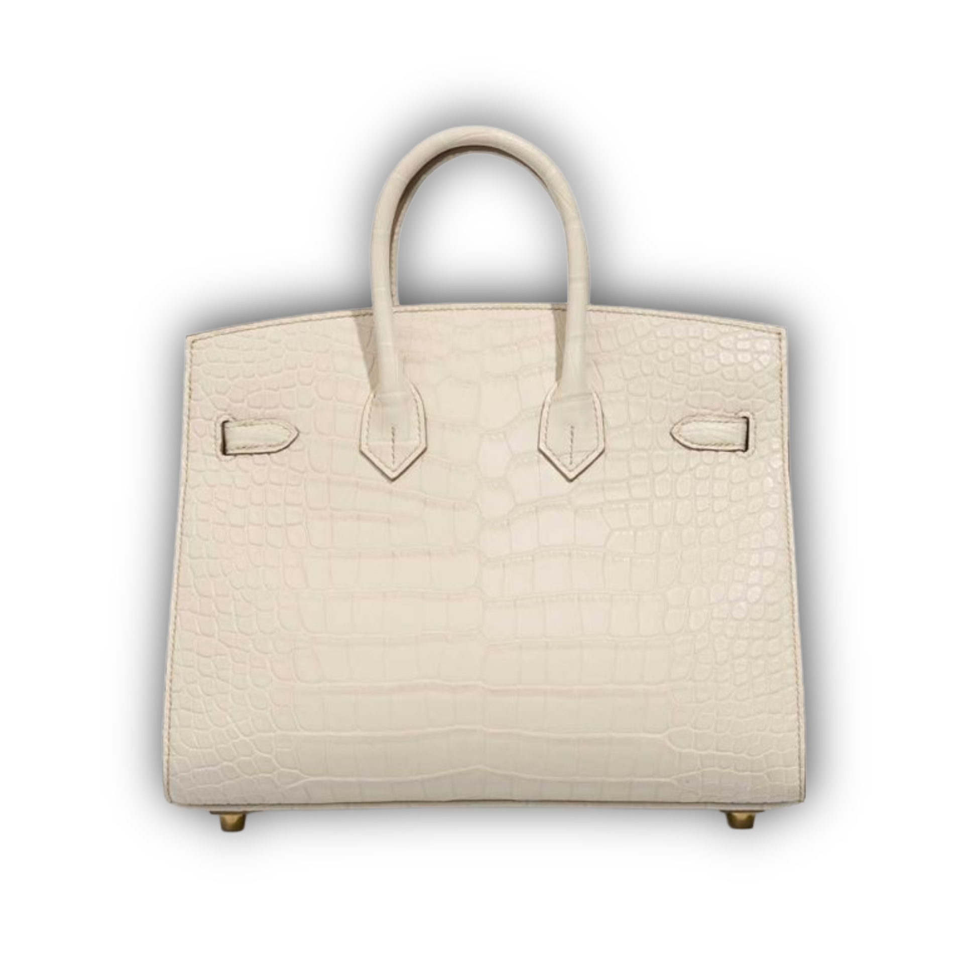 Hermes Birkin 25 Beton Alligator GHW — view 3