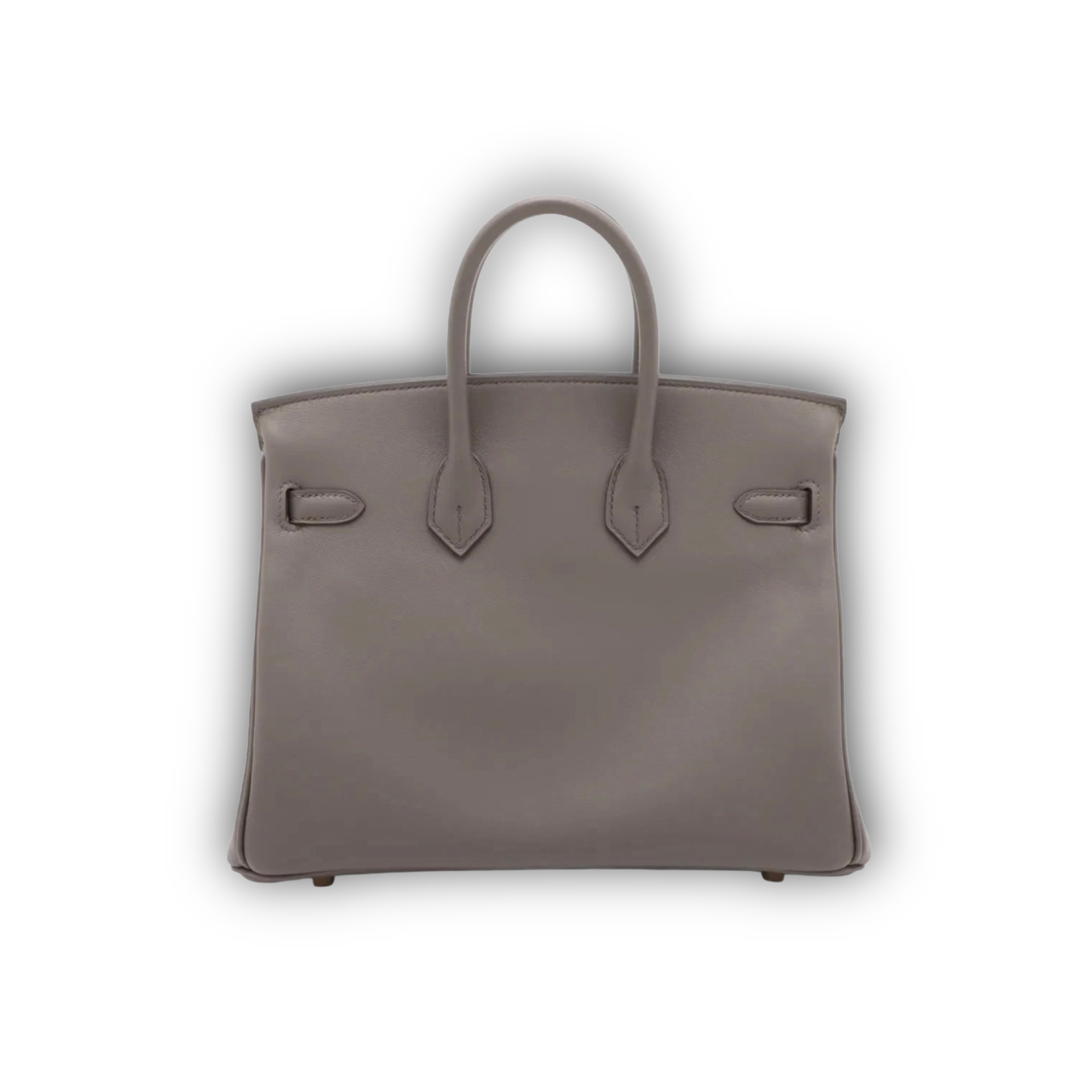 Hermes Birkin 25 Gris Etain Swift Gold Hardware — view 3