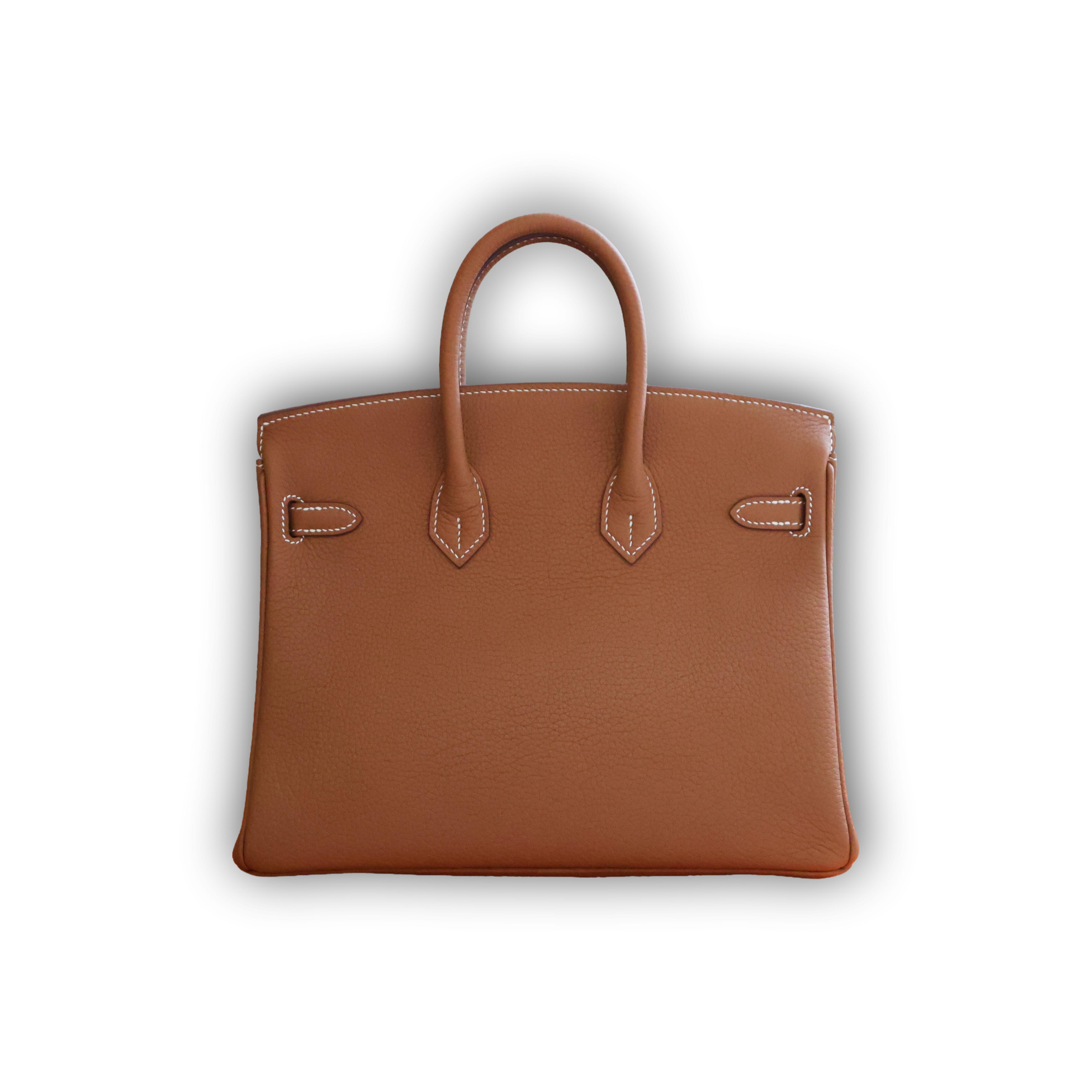 Hermes Birkin 25 Gold Togo Gold Hardware — view 4