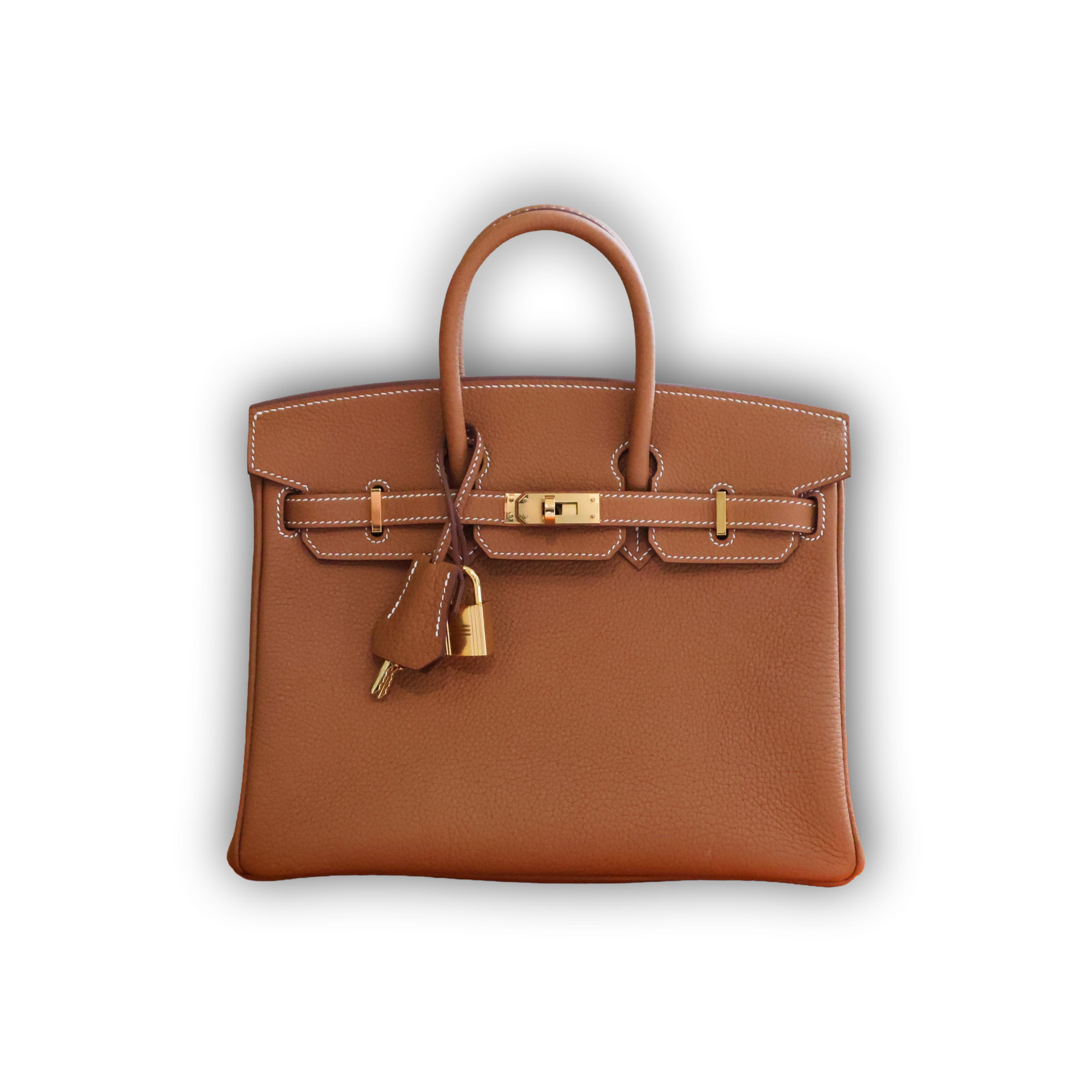 Hermes Birkin 25 Gold Togo Gold Hardware