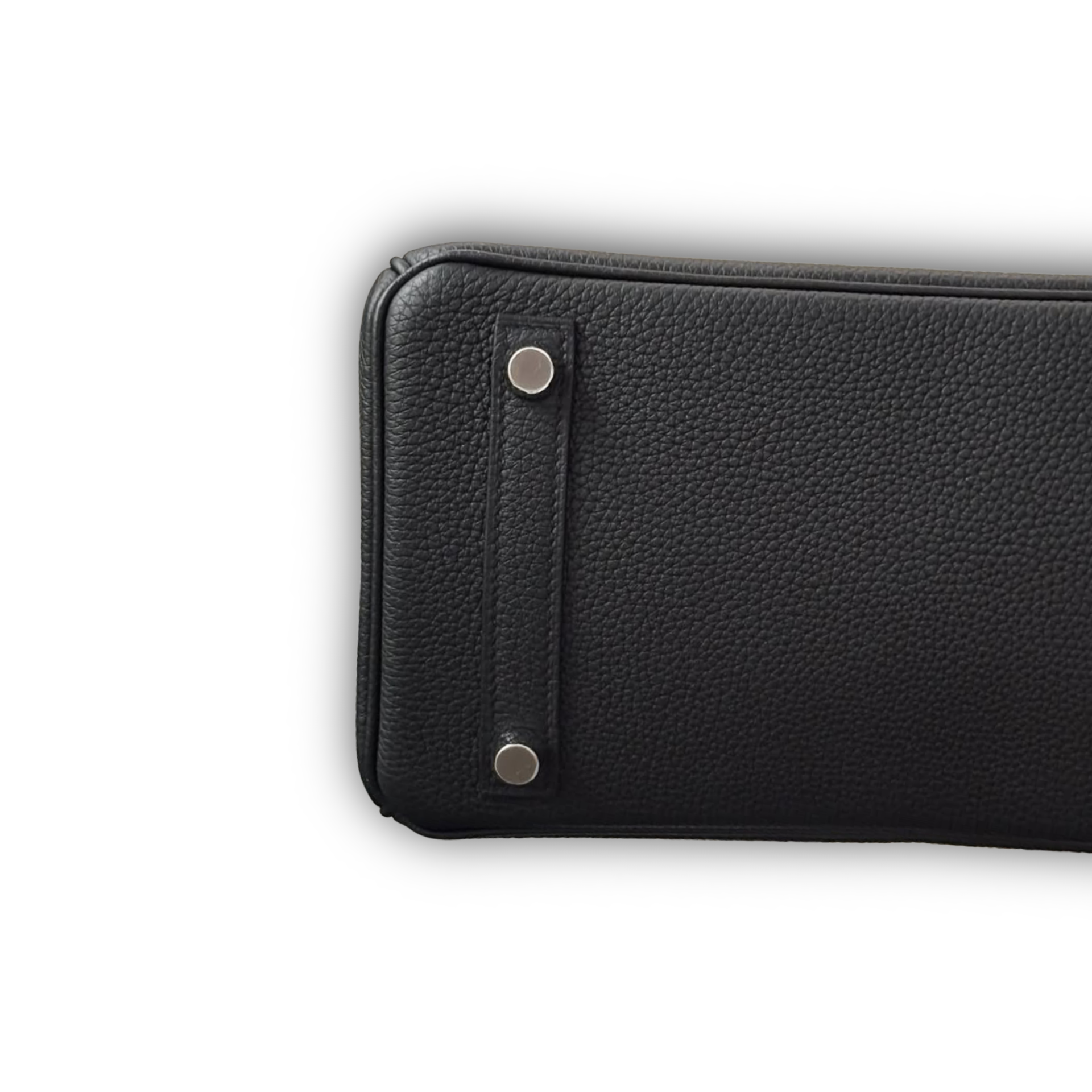 Hermes Birkin 25 Touch Noir Togo & Matte Alligator PHW — view 5