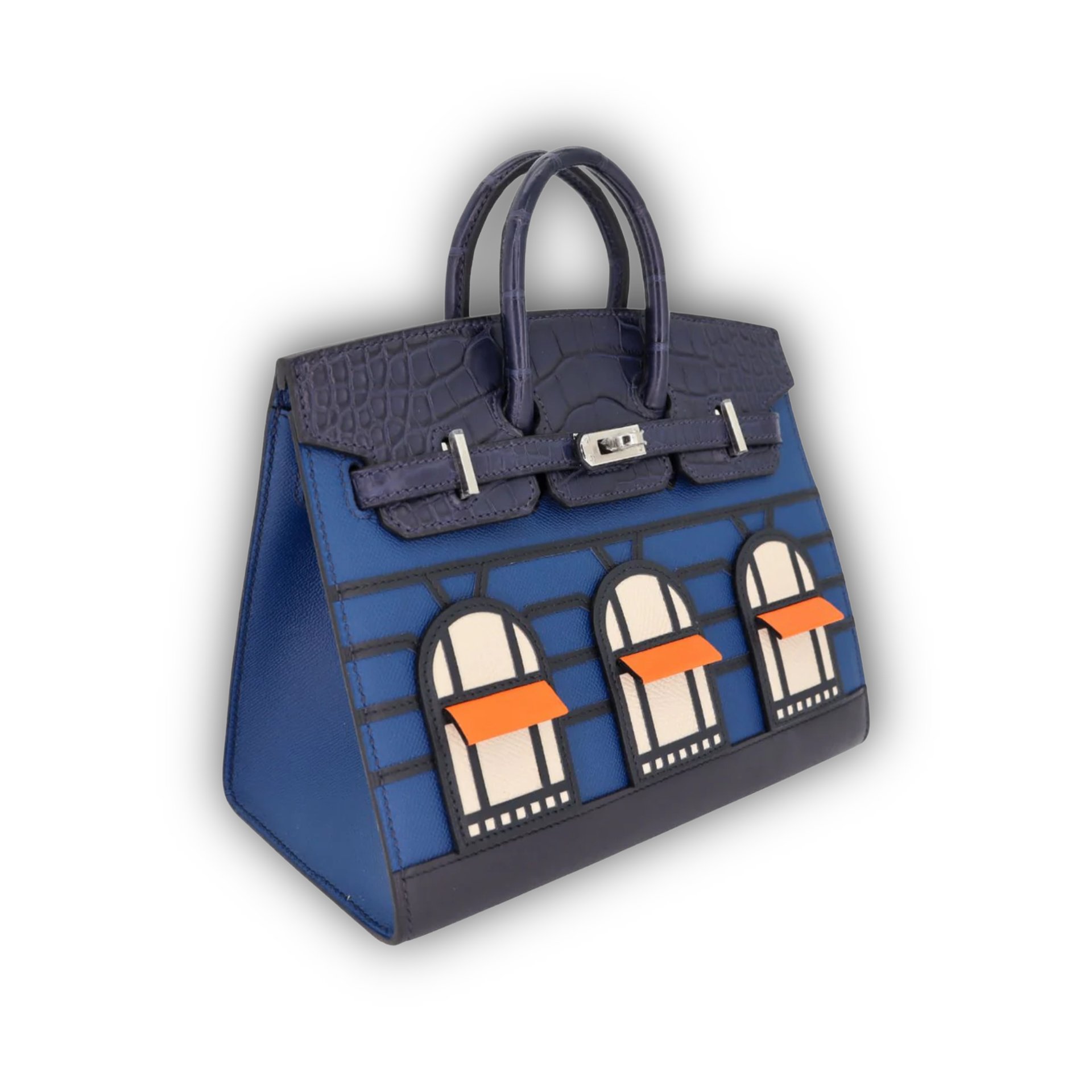 Hermes Birkin 20 Sellier Faubourg House Night PHW — view 2