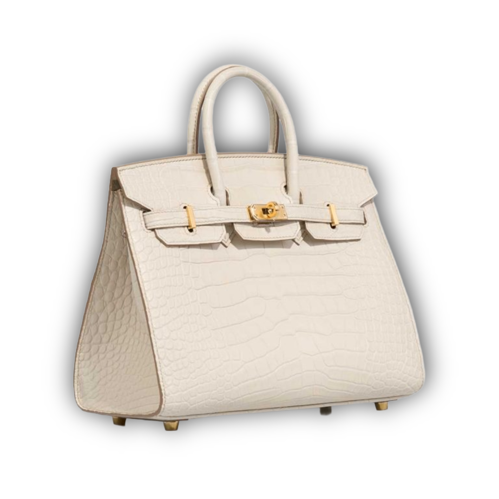 Hermes Birkin 25 Beton Alligator GHW — view 2