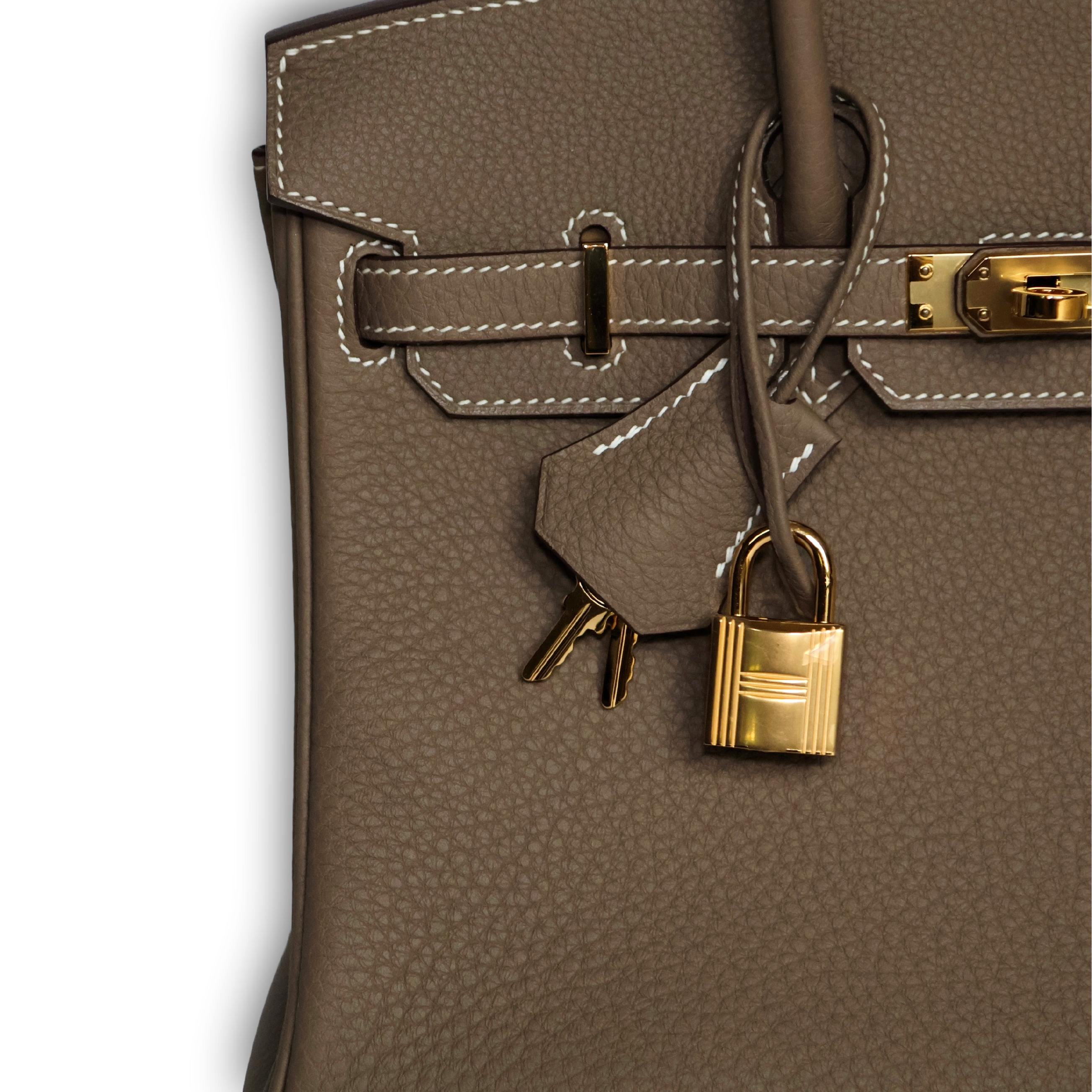 Hermes Birkin 25 Étoupe Togo Gold Hardware — view 5