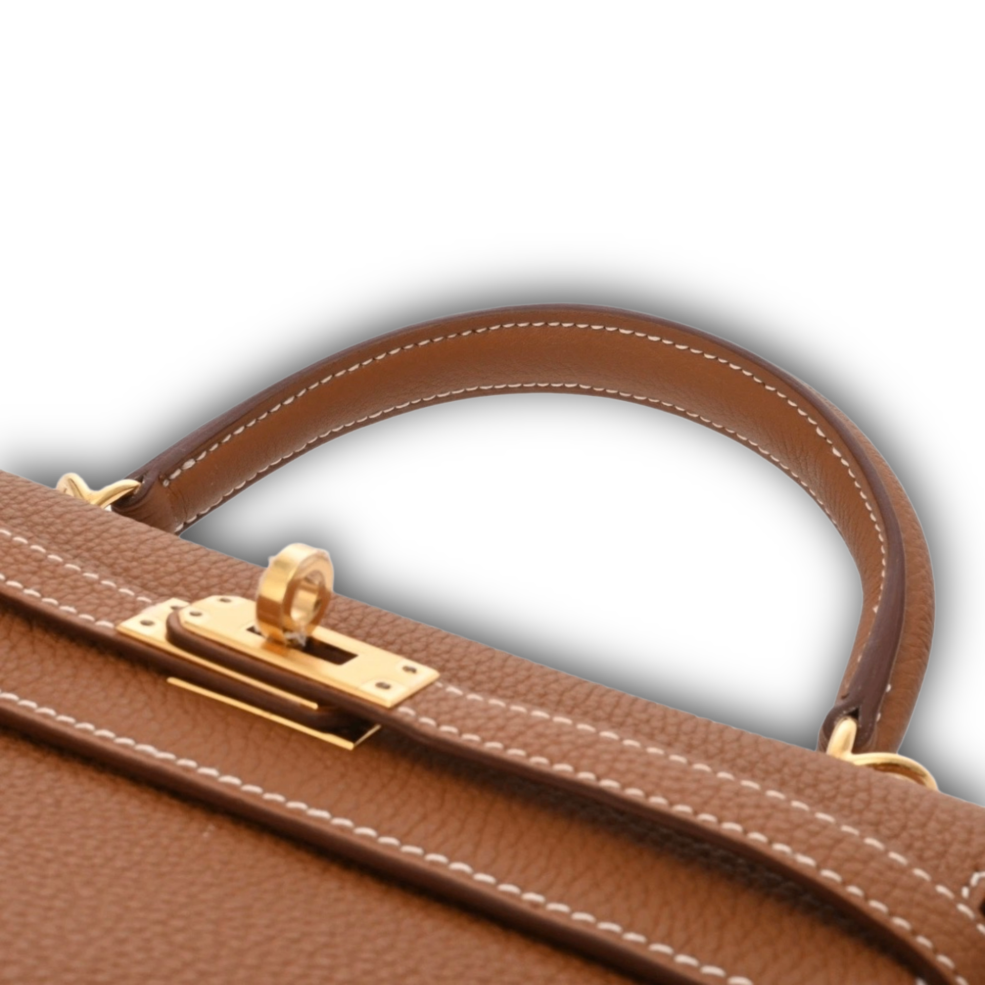 Hermes Kelly 25 Gold Togo GHW — view 3