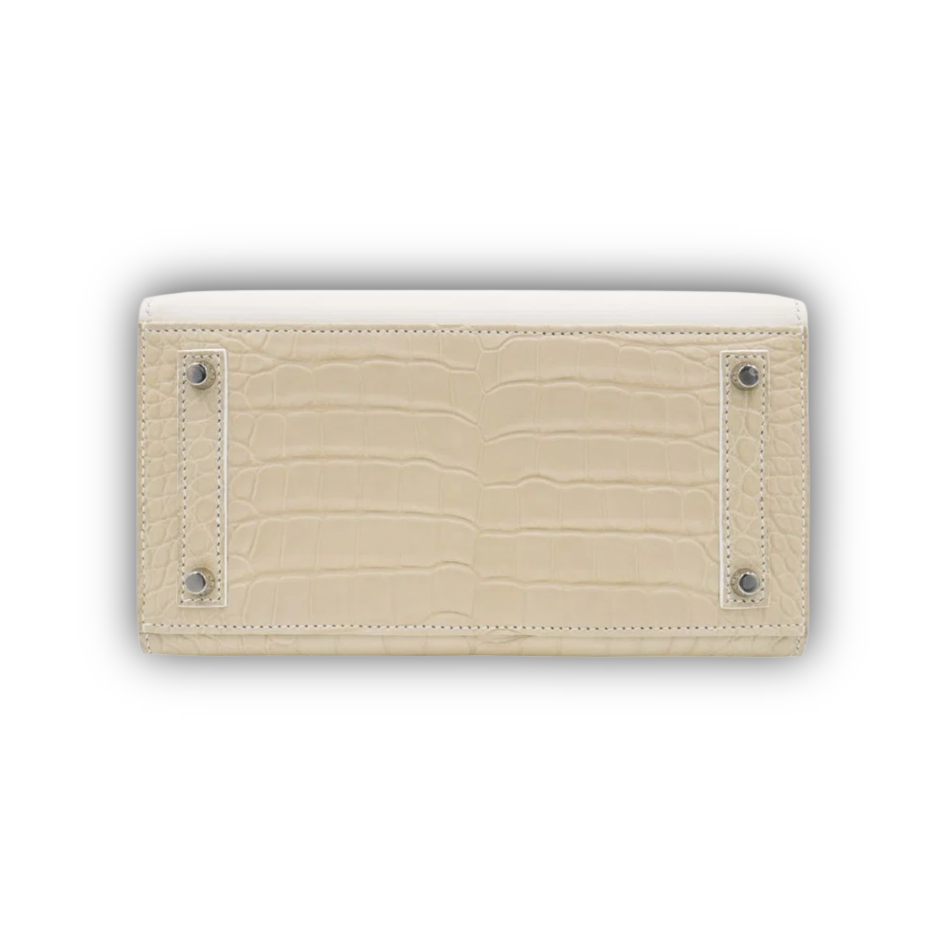 Hermes Birkin 20 Sellier Faubourg House White Snow PHW — view 4