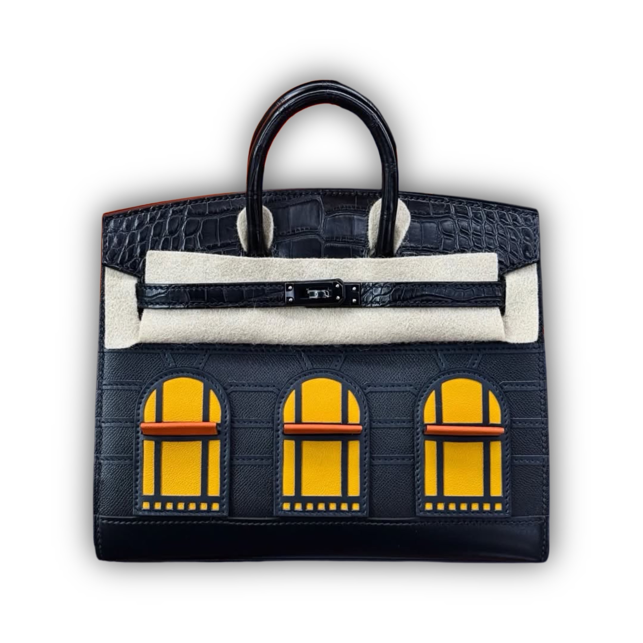 Hermès Birkin 20 Sellier Faubourg House Midnight in Matte Alligator with So Black Hardware — Instagram photo 1 of 4