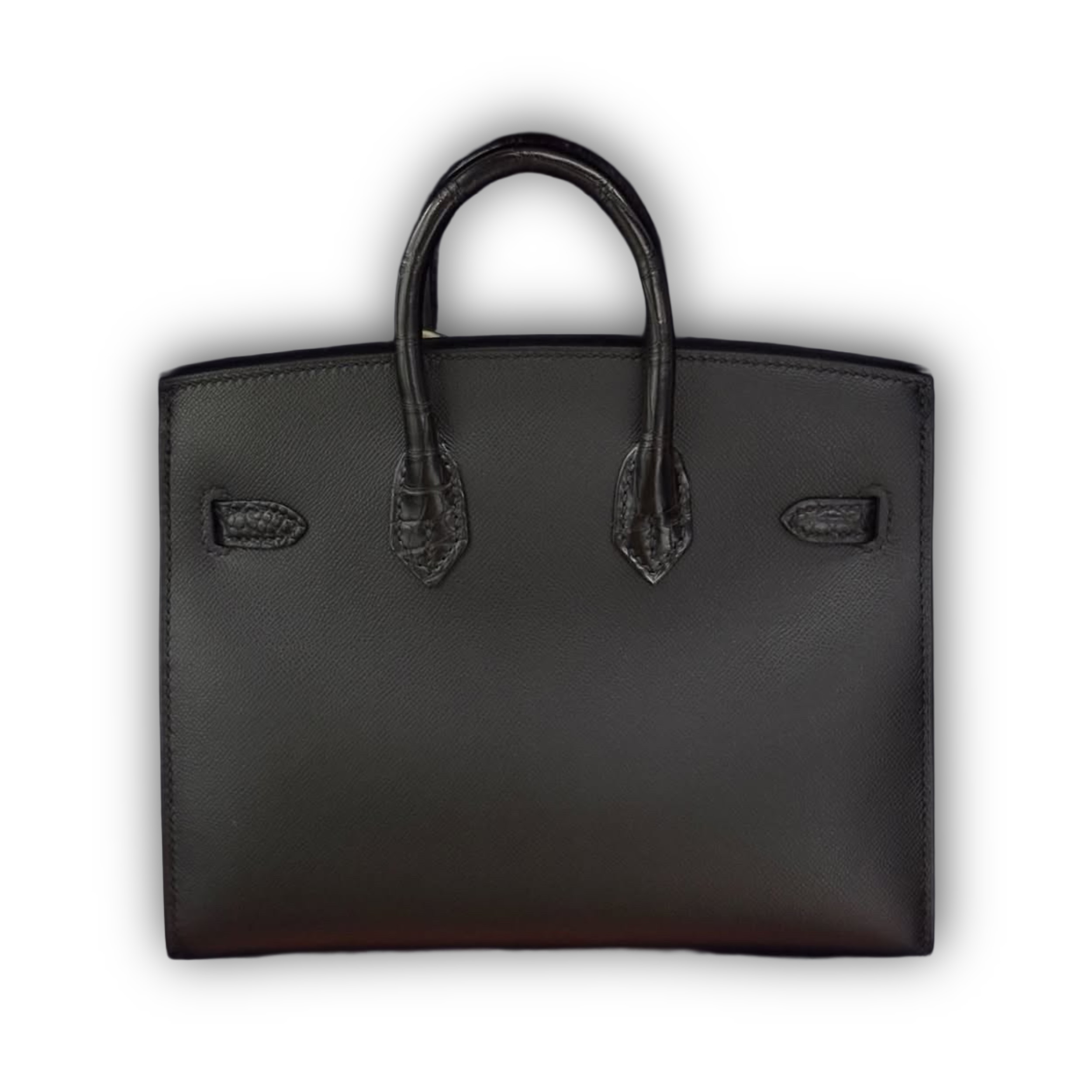 Hermès Birkin 20 Sellier Faubourg House Midnight in Matte Alligator with So Black Hardware — Instagram photo 4 of 4