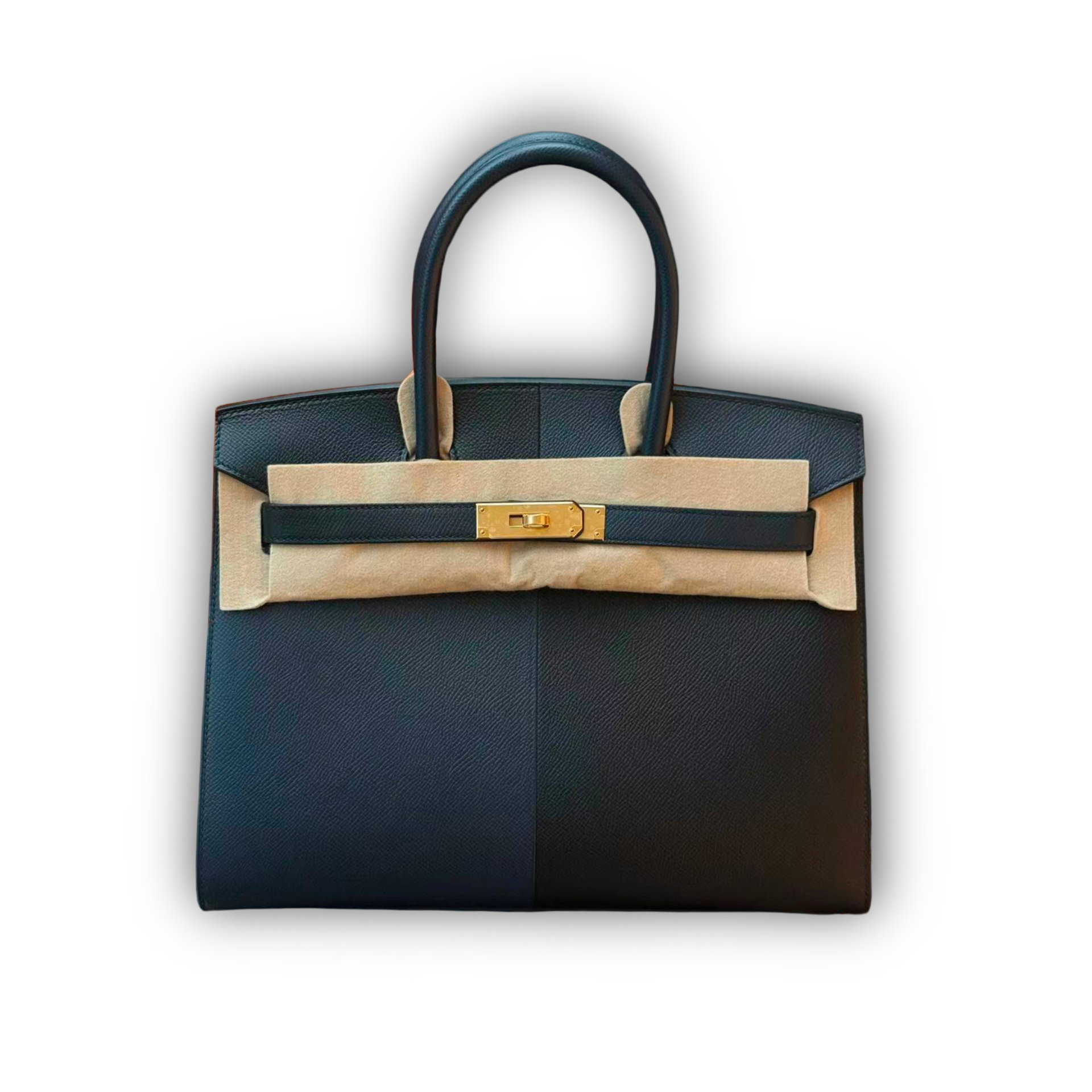 Hermes Birkin 30 Epsom Black/Blue GHW — view 1