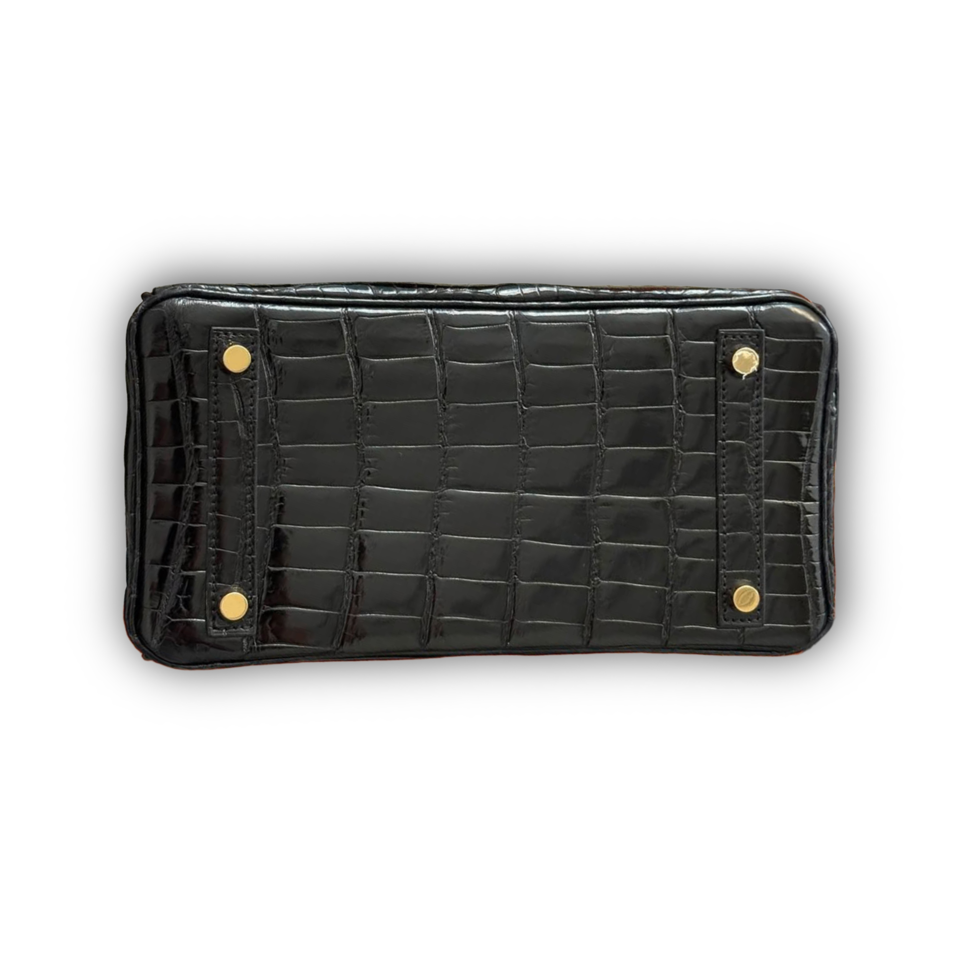 Hermes Birkin 25 Noir Shiny Niloticus Crocodile GHW — view 5