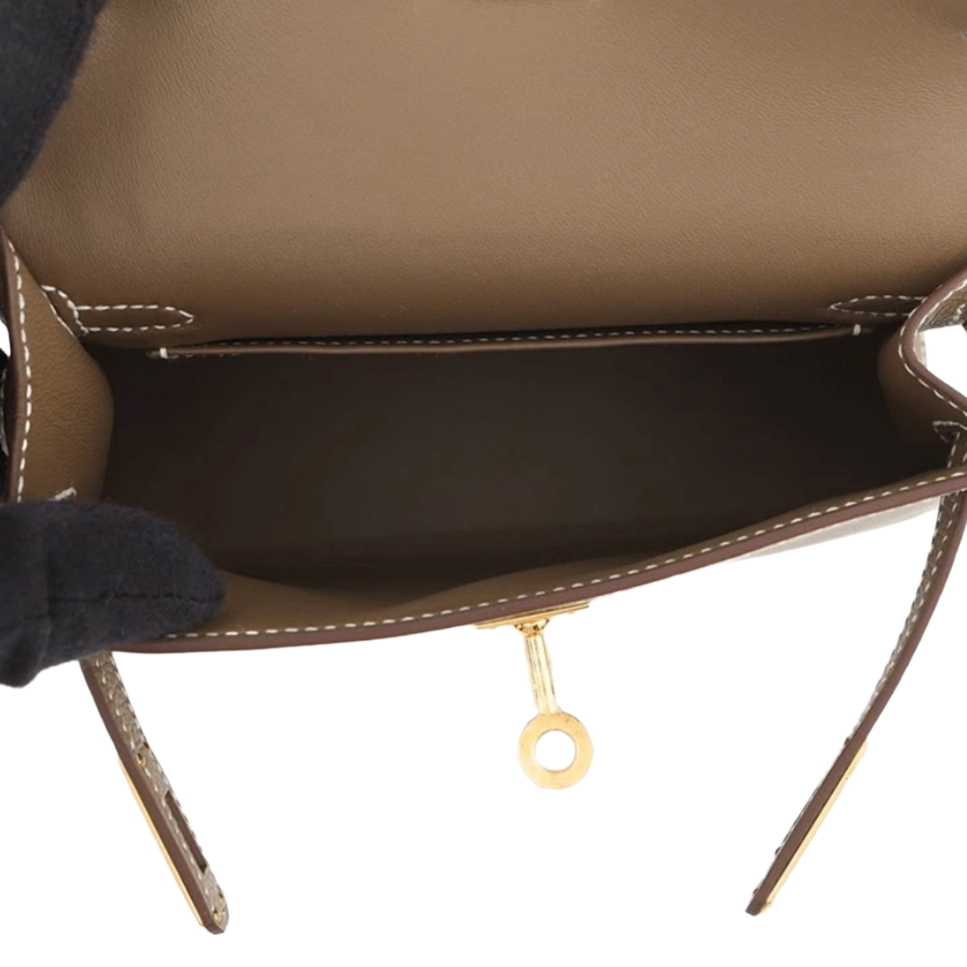 Hermes Kelly 20 Mini Etoupe Epsom GHW — view 5