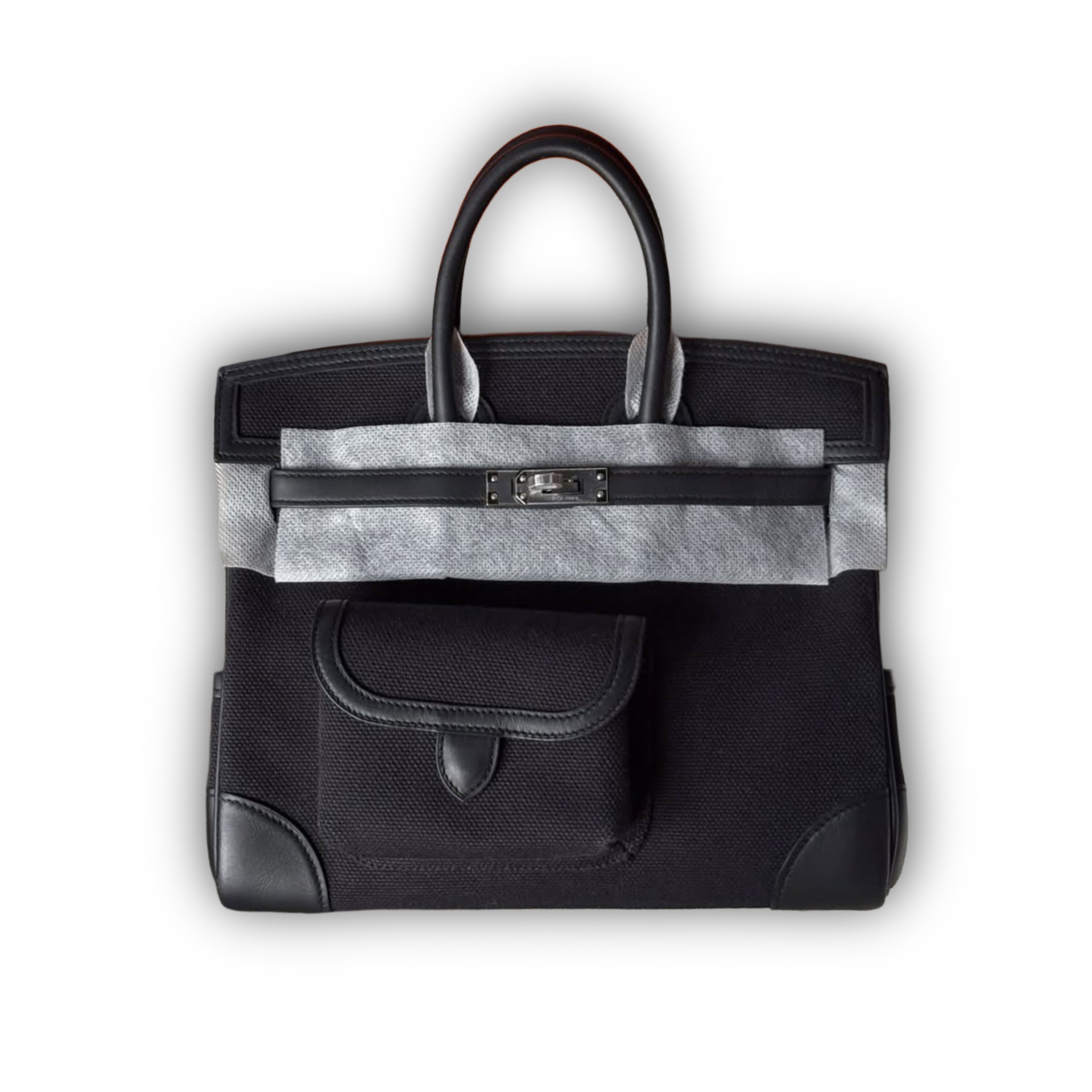 Hermes Birkin 25 Cargo Noir PHW — view 1