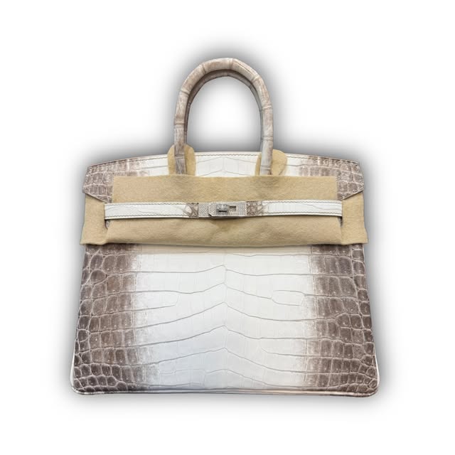 Maison Orsay — Himalaya Niloticus Crocodile Birkin with Diamond Hardware