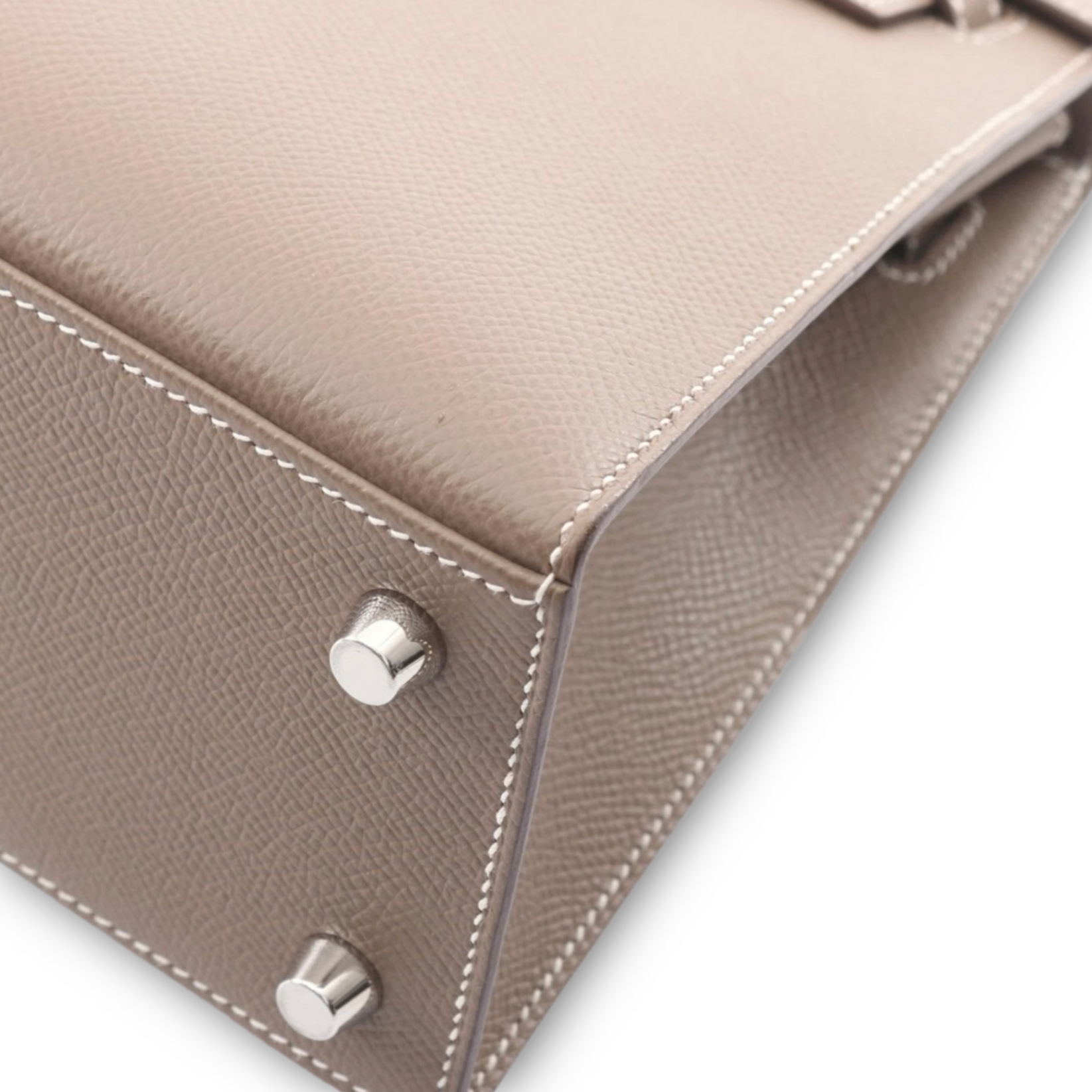 Hermes Kelly 25 Etoupe Epsom PHW — view 3