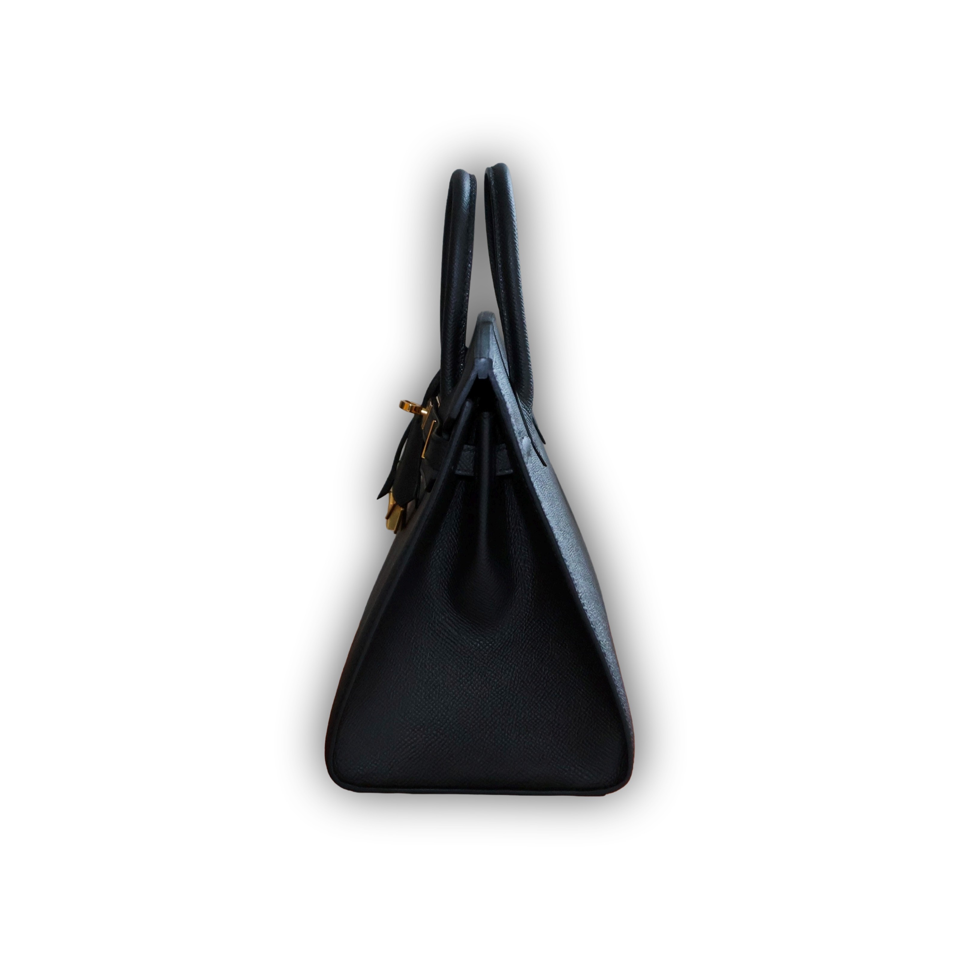 Hermes Birkin 25 Noir Epsom Gold Hardware — view 3